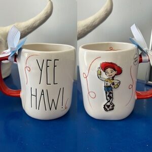 Rae Dunn Disney Pixar Toy Story Jessie "YEE HAW!" Double Sided Mug New